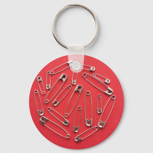 Safety-pins Keychain (Front)