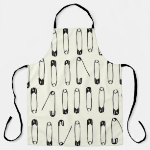 Safety Pins Seamless Pattern Apron