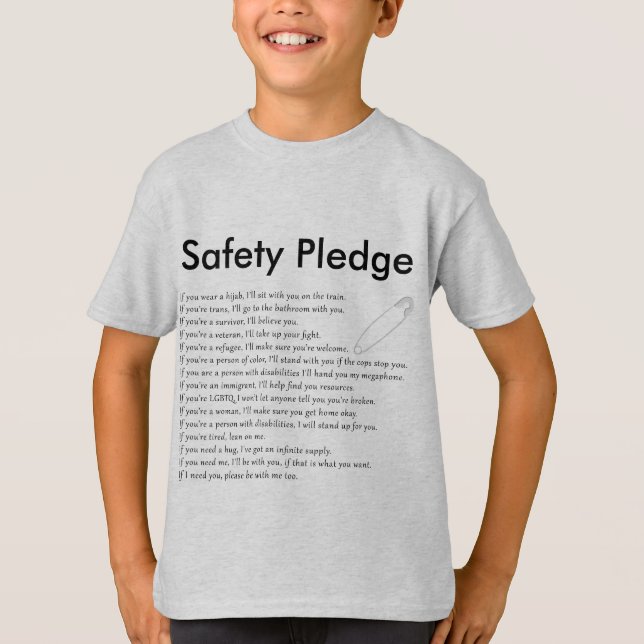 Safety Pledge T-Shirt (Front)