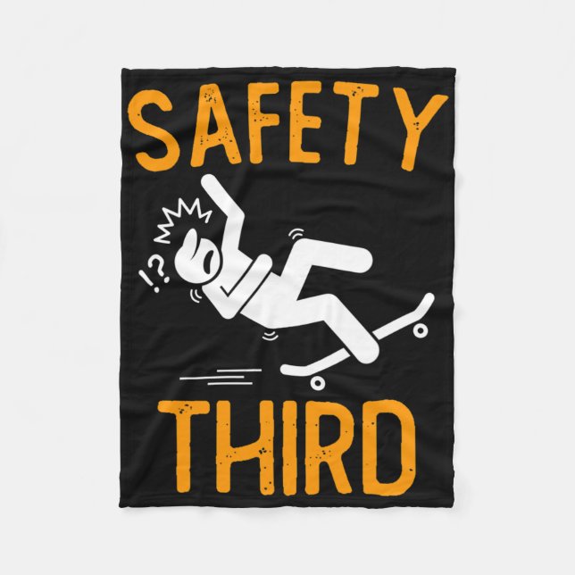 Safety Third  Fleece Blanket (Front)