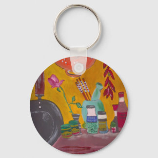 Saffron And Chillies Keychain