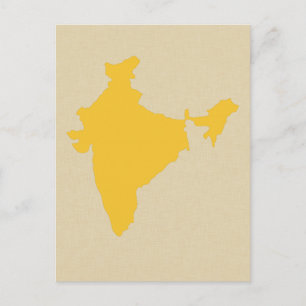 Saffron Blue Spice Moods India Postcard