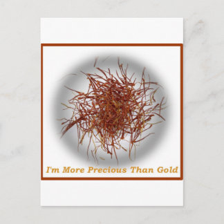 saffron gold postcard