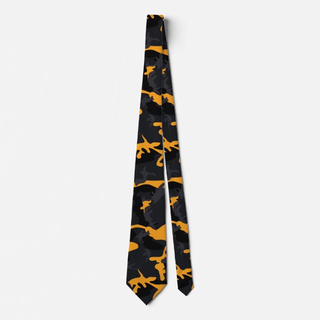 Saffron Highlights Camo Tie (Front)