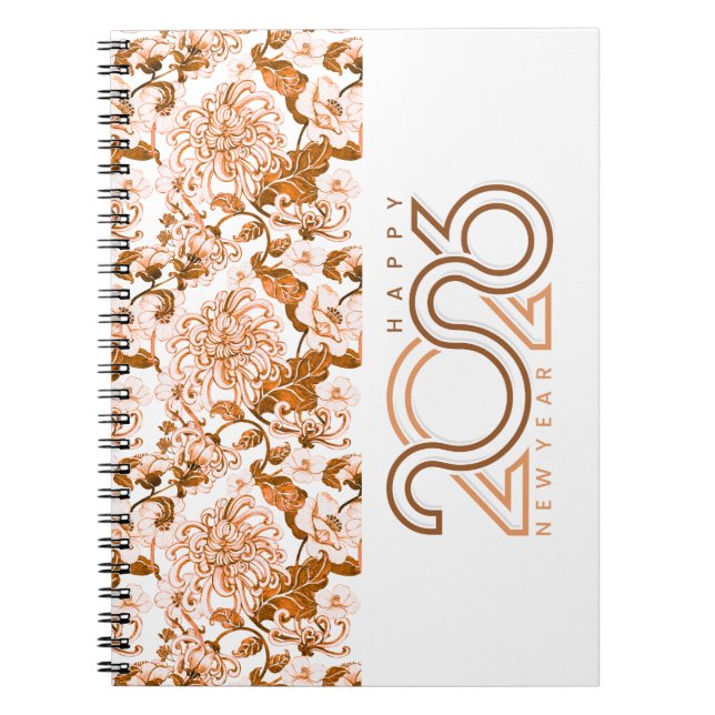 Saffron New Year Notebook (Front)