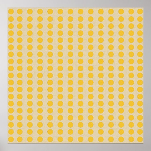 Saffron Spice Moods Dots Poster (Front)