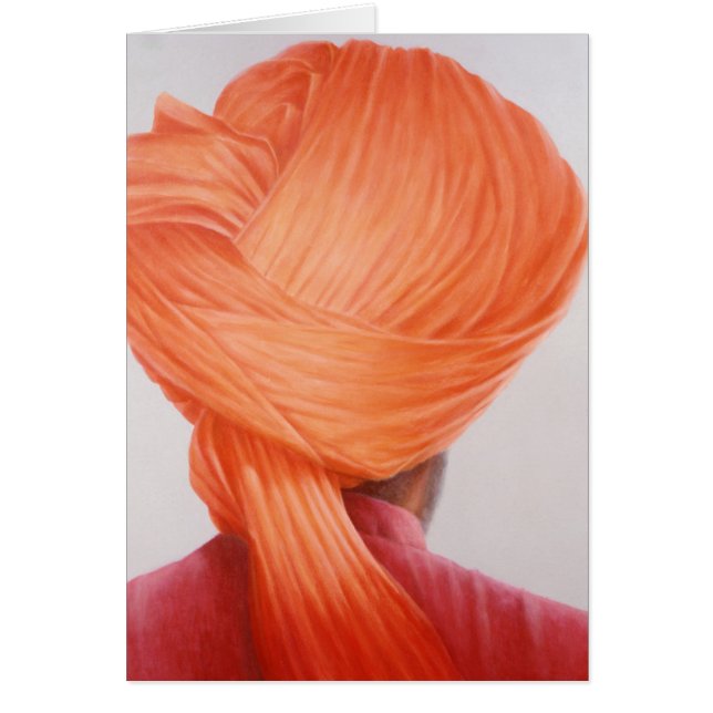 Saffron Turban (Front)