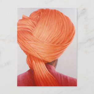 Saffron Turban Postcard