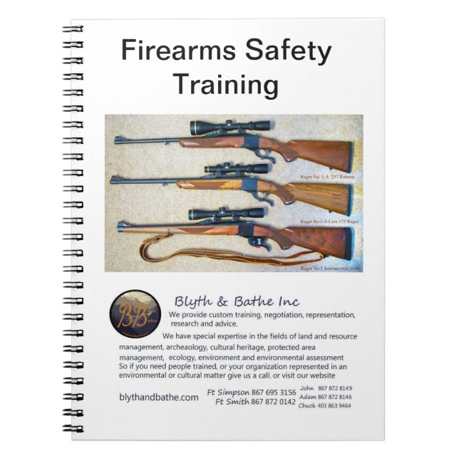 Safty training notebook (Front)