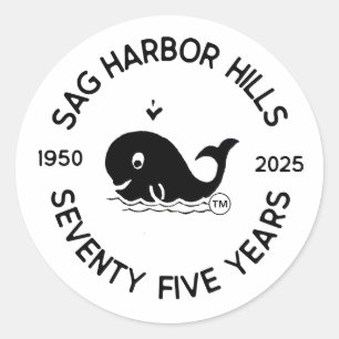 SAG HARBOR HILLS 75TH STICKER
