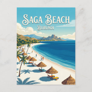 Saga Beach Burundi Postcard