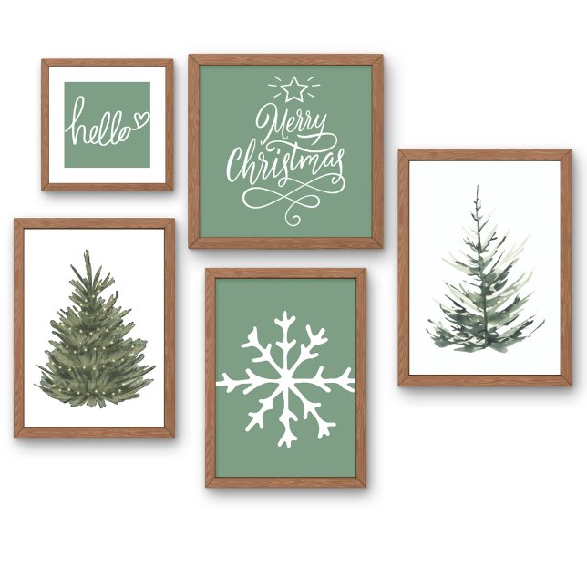 Saga Green Hello Christmas Poster (Creator Uploaded)