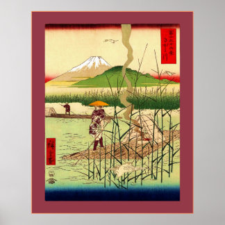 Sagami River ~ Vintage Japanese Poster