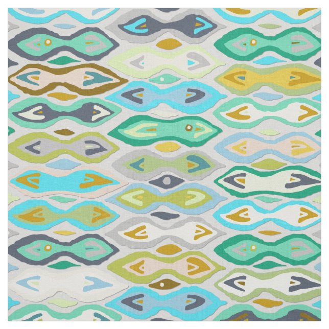 Sagar silver ikat fabric (Swatch)