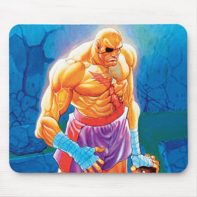 Sagat Beat Dan Mouse Pad (Front)