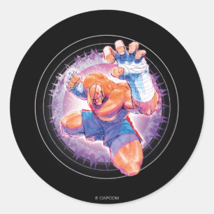 Sagat Classic Round Sticker