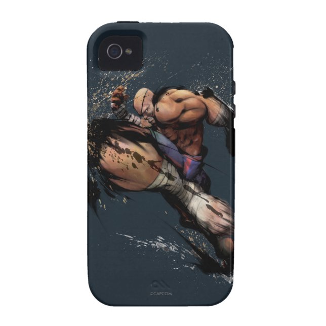 Sagat Knee Case-Mate iPhone Case (Back)