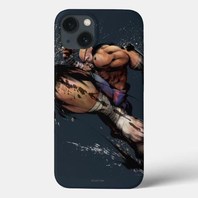 Sagat Knee Case-Mate iPhone Case (Back)
