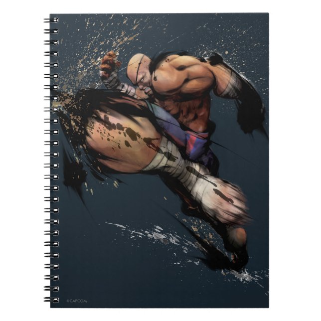 Sagat Knee Notebook (Front)