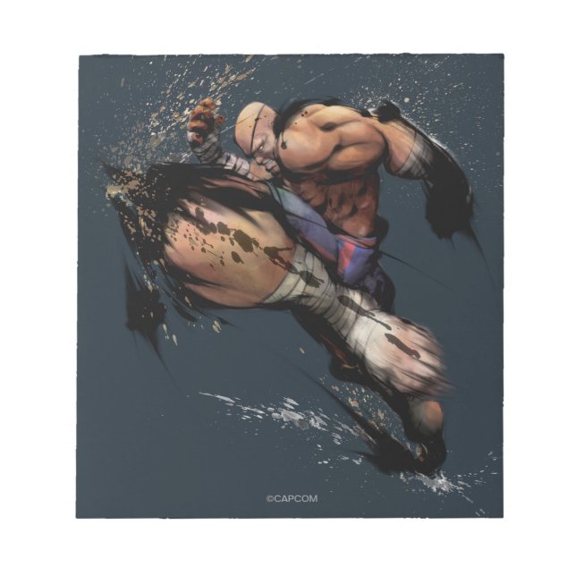 Sagat Knee Notepad (Front)