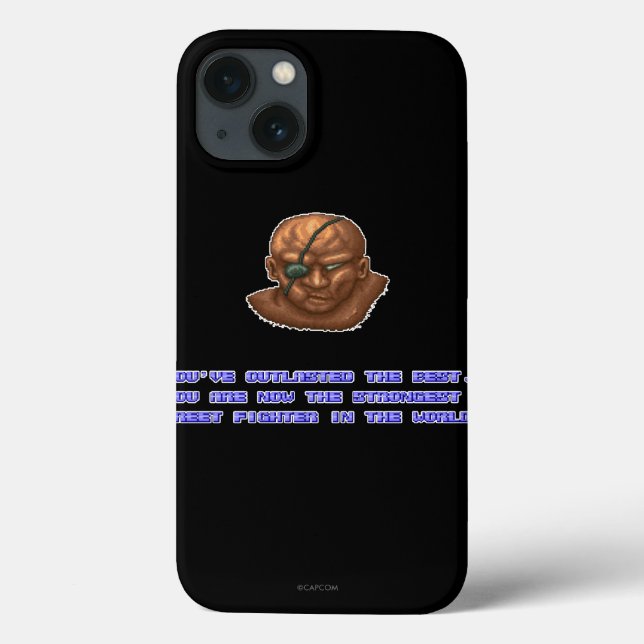 Sagat KO'ed Case-Mate iPhone Case (Back)