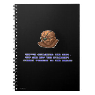 Sagat KO'ed Notebook