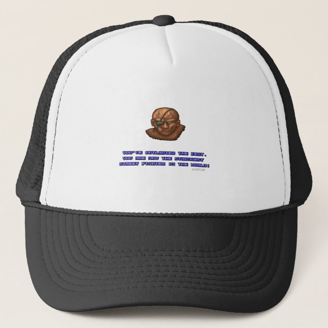 Sagat KO'ed Trucker Hat (Front)