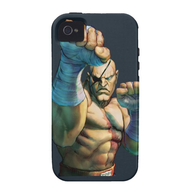 Sagat Ready to Block Case-Mate iPhone Case (Back)