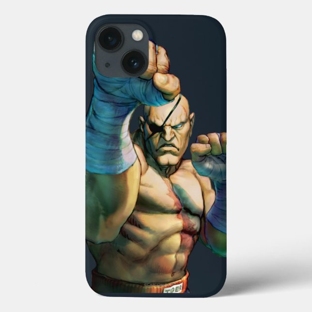 Sagat Ready to Block Case-Mate iPhone Case (Back)