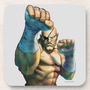 Sagat Ready to Block Coaster