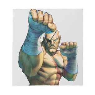 Sagat Ready to Block Notepad
