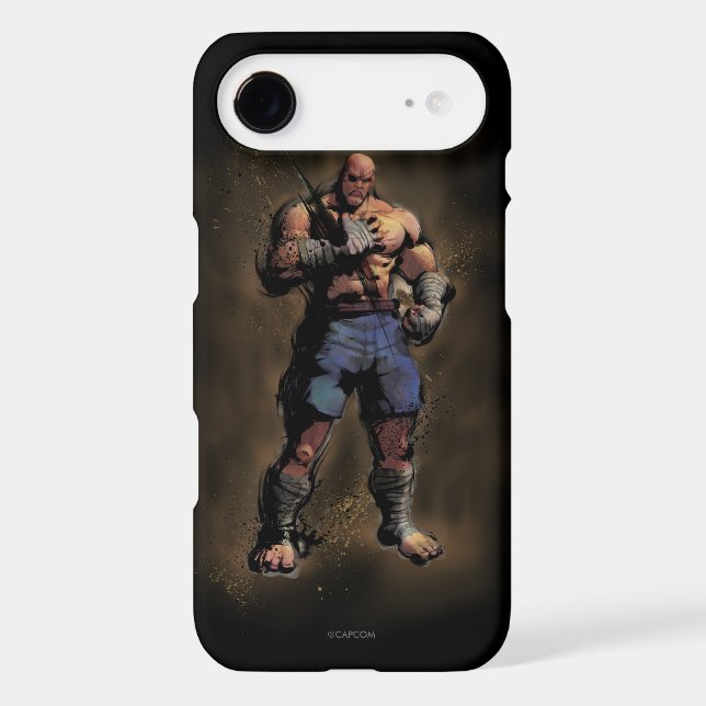 Sagat Standing Case-Mate iPhone Case (Back)