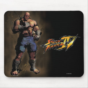 Sagat Standing Mouse Pad