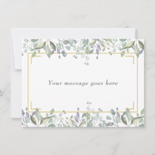 Sage and Lilac Pasture Your Message Card