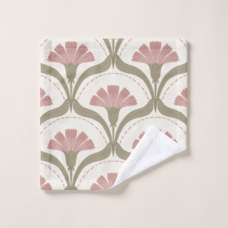 Sage and Rose Bathroom Towel Set