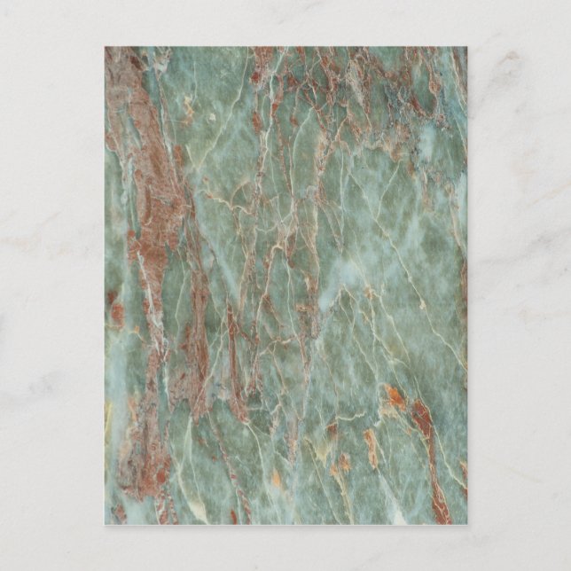 Sage and Rust Marble Postcard (Front)