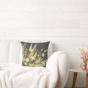 SAGE APRICOT CHARCOAL BOTANICAL PILLOW