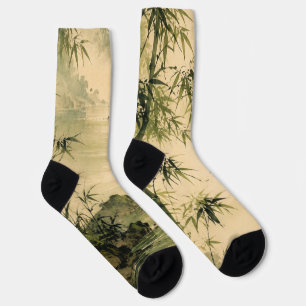 Sage bamboo mist socks