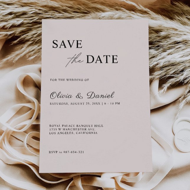 Sage Boho Wedding Save the Date Template (Sage Boho Wedding Save the Date Template)
