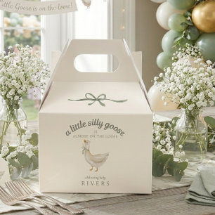 Sage Bow Goose on the Loose Favour Box