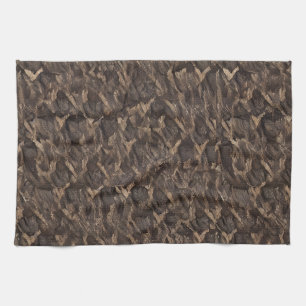 sage chestnut brown black bean kitchen towel