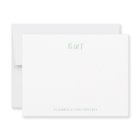 Sage Classic Elegant Couple Initials Personalized