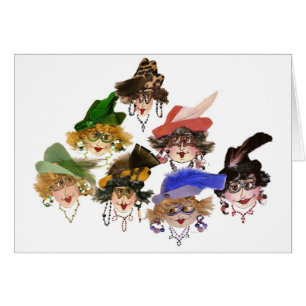 Sage Conseils d'un groupe de femmes carte