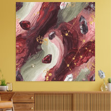 Sage Crystal Grid — Garnet Edition