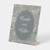 Sage Dusty Rose Bridal Shower Cards And Gifts