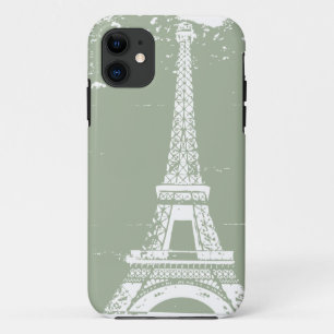 Sage Eiffel Tower iphone 5 Case