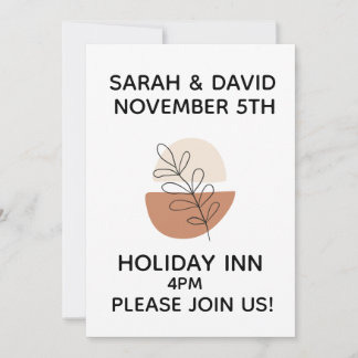 SAGE FLORAL CUSTOM WEDDING INVITATION