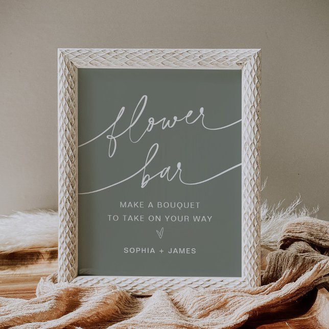 SAGE Flower Bar, Make Your Bouquet Sign (Creator Uploaded)