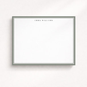 Sage Frame Note Card
