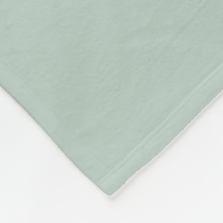 Sage French Style Stripe Fleece Throw Blanket